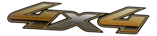 Par Emblema Adesivo Toyota Hilux 4x4 2013/2016 Caçamba 