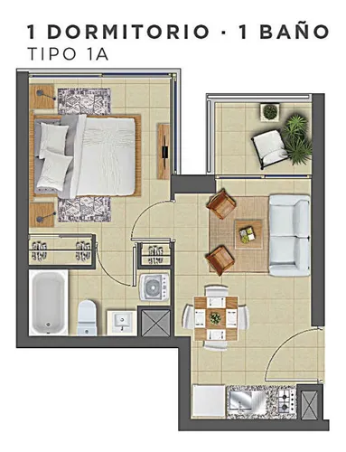 Arriendo / 1d Nuevo Metro Lo Ovalle