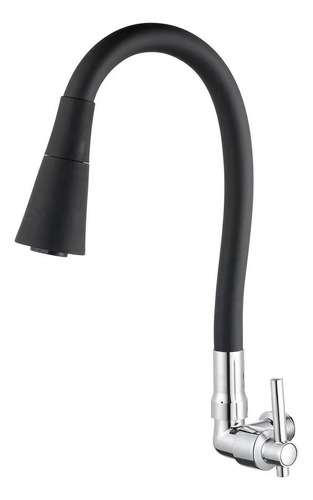 Grifo De Cocina Montado En La Pared Grifo De Baño Negro