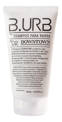 Shampoo Para Barba - Downtown 02 - Barba Urbana Fragrância Suave