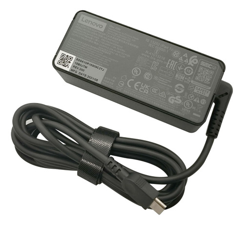 Cargador Lenovo 45w Usb Tipo C (usb-c) Adaptador De Corrient
