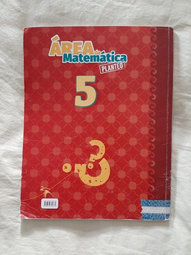 Libro Matemática Área De Matemática Matemática Planteo (Usado)