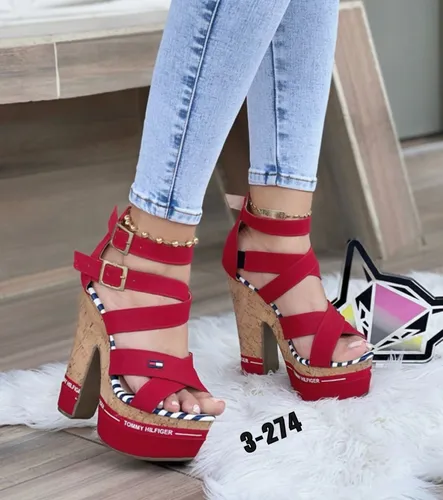 Tacones Plataforma Canastas | MercadoLibre