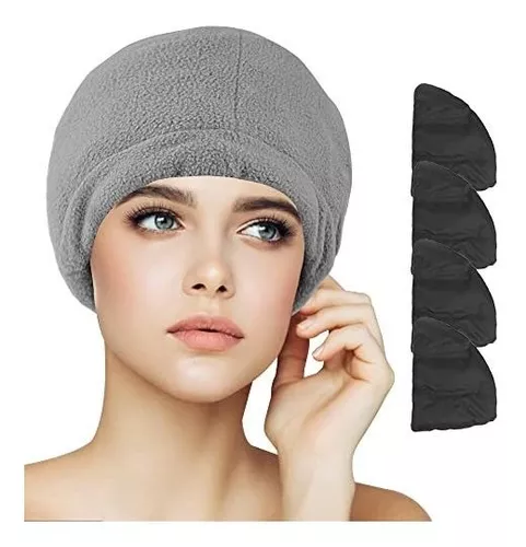 Gorro para aliviar la migraña, gorro para aliviar el dolor de cabeza y  migraña. Alivio del dolor de cabeza con gel caliente/frío, bolsa de hielo  con