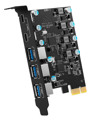 Tarjeta Pci-e Express X1 Orico De 7 Puertos Usb 3.0 A 5gbps