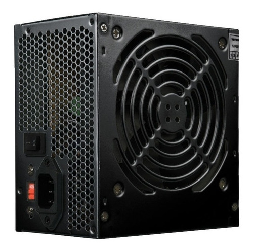Fonte Atx Pc 500w Reais Bivolt Silenciosa Cor Preto Voltagem 115v/230v