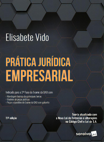 Prática Jurídica Empresarial - 11ª Edição 2023, De Elisabete Vido. Editora Saraiva Jur, Capa Mole Em Português