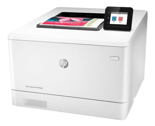 Impressora a cor HP LaserJet Pro M454DW com Wi-Fi 110V branca