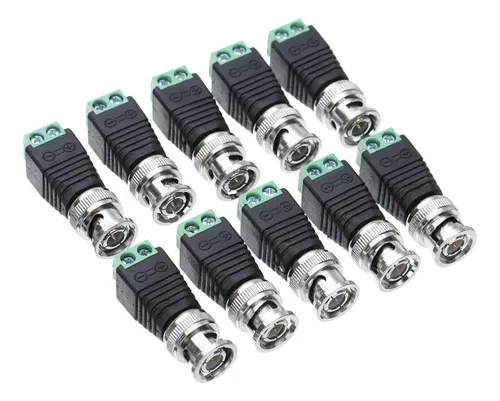 Conector Balun Bnc Macho, 21 Piezas, Conector Coaxial Cat...