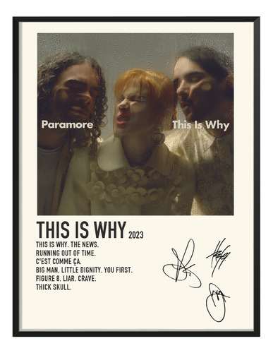 Poster Paramore Album Music Tracklist This Is Way 80x60