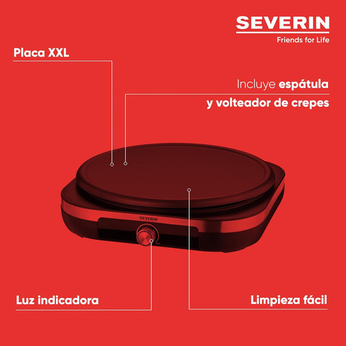Severin Crepera Eléctrica, Crepera Profesional Para Crepes