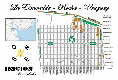 B549 Solares En Uruguay - La Esmeralda - Dpto De Rocha