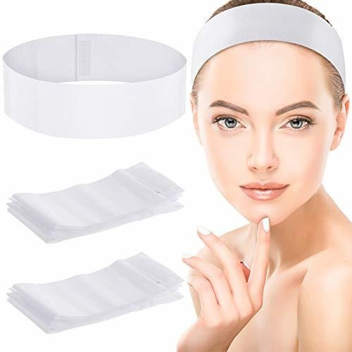 Willbond 90 Piezas Desechable Facial Headbands Spa 5xrbo