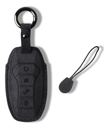 Funda De Llavero De Coche De Gamuza Moderna Para Byd Seal Yu