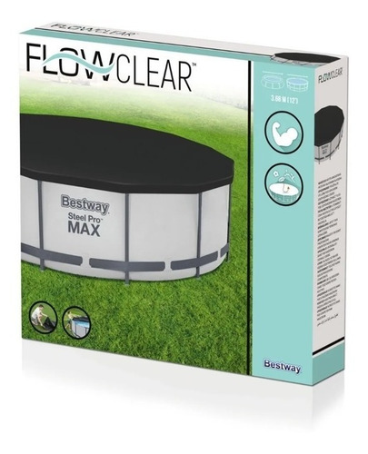 Imagen 2 de 7 de Cobertor Para Piletas Fast Set Y Estructural Bestway