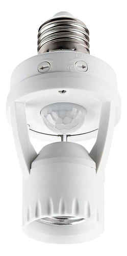 Sensor De Presença Lâmpada Com Fotocélula 360 Soquete E27