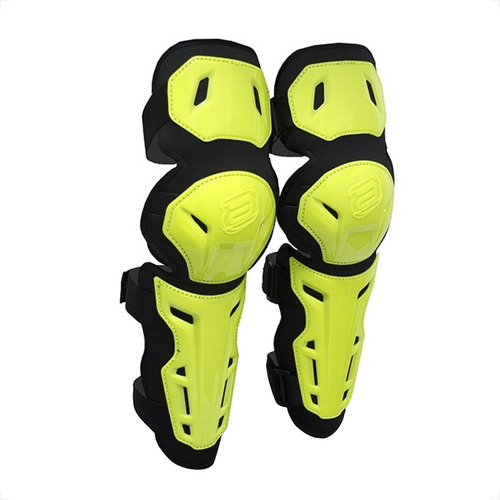 Joelheira Motocross Asw Image Strap Amarela/preta Trilha