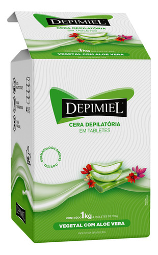 Cera Depilatoria Depimiel Vegetal Aloe Vera 1kg