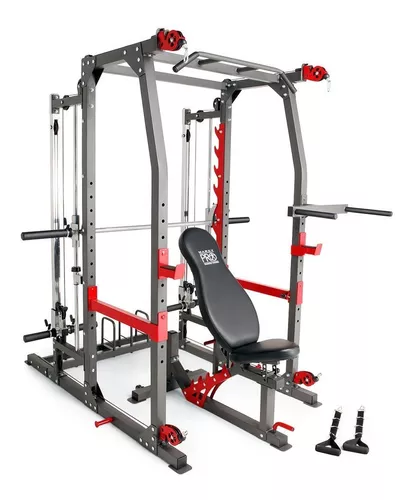 Máquina Multifunción G20 V2 Pro All-In-One Trainer - Multipower Máquina  Smith, Rack, Doble Polea, Prensa Vertical y Estación de Jalón Dorsal y Remo