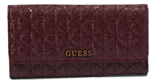 Guess Aveta Multi Clutch Wallet Merlot Talla Única