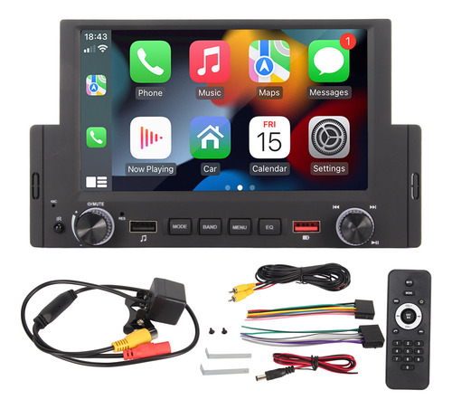Reproductor Multimedia De 6,2 Pulgadas Con Cable Para Respal