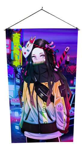 Banner Anime Demon Slayer, Nezuko #1 70x40 Cm