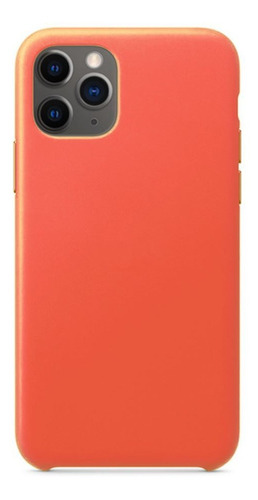 Protector Para iPhone 13 Pro Max Simil Cuero Melon