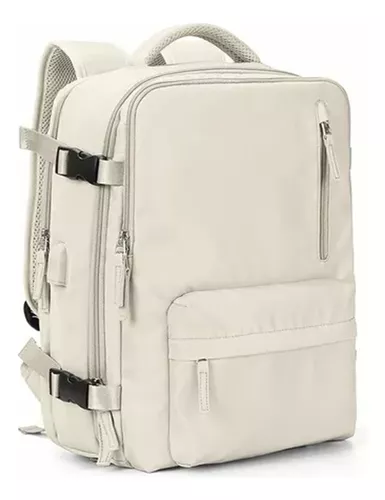 Mochila para viajar en avión, mochila de viaje para mujeres y hombres,  mochila para computadora portátil de artículos personales, Gris, Mochilas  de