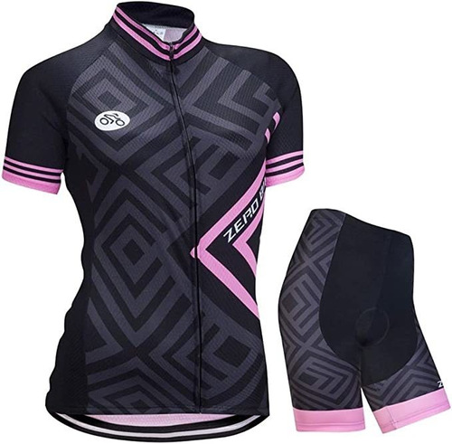 Zerobike - Jersey De Ciclismo Para Mujer, De Manga Corta, S.