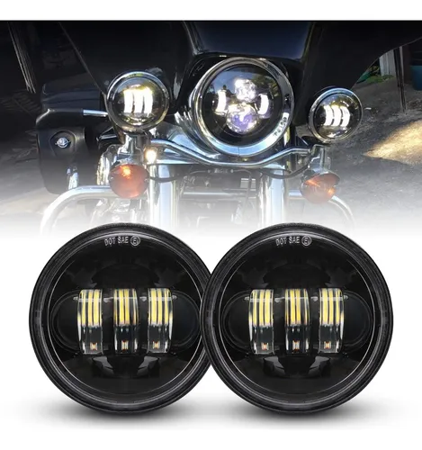 Faro Led Negro Lx-light De 7 Pulgadas, Faros Antiniebla D...