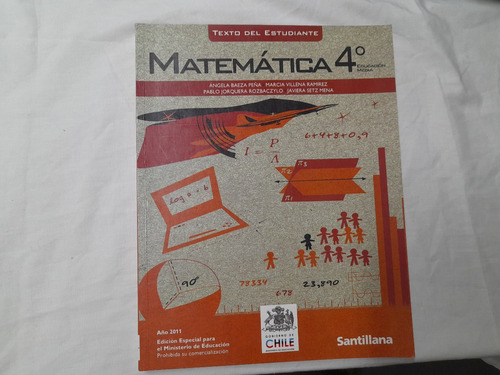Matematicas 4 Medio Texto De Estudiante Santillana 2011