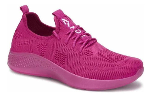 Tenis Andrea Fucsia Deportivo Cómodo Sneaker Original