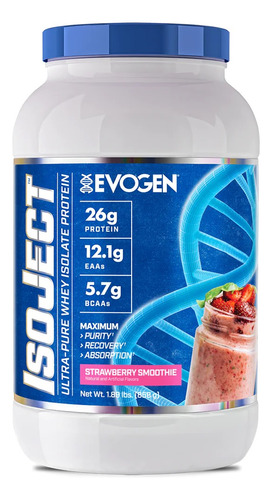 Proteina Isolate Evogen Isoject 1.77 Lbs Variedad De Sabores Sabor Strawberry Smoothie