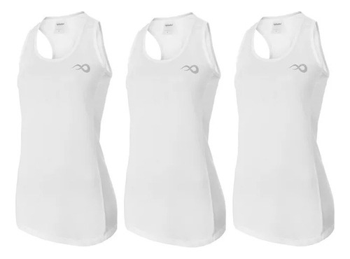 Musculosa Mujer Deportiva Larga Pack X 3u Sudadera Entrenar