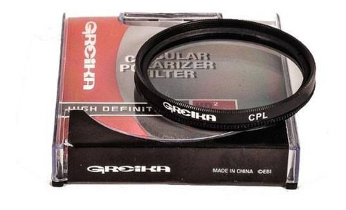 Filtro Polarizador Circular Greika 58mm Garantia Novo