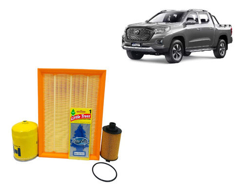 Kit Filtros Changan Hunter 1.9 ( Aceite + Aire + Combustible