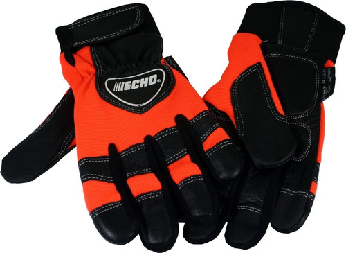 Guantes Anticorte P/ Motosierra Kevlar Cuero Resistente Echo