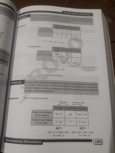 Imagen 7 de 10 de Libro Razonamiento Matemático Teórico Y Práctico Rodo