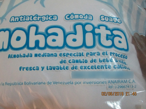 Almohada Para Niño Almohadita Medidas 35x25 Centimetros