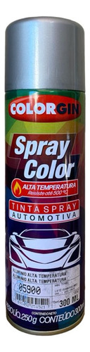 Tinta Spray Colorgin Alumínio Alta Temperatura Automotivo