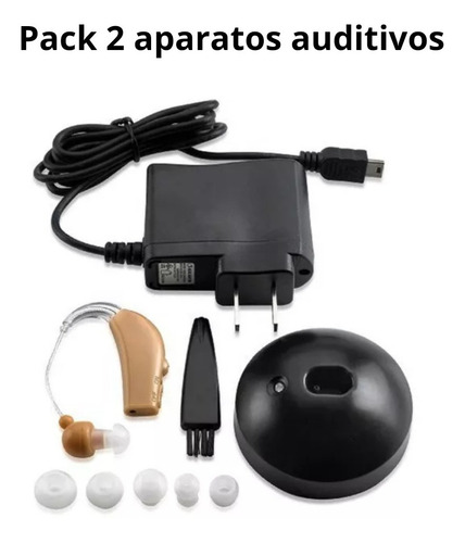 Aparato Auditivo Recargable Para Sordera Amplificador Sonido