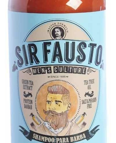 Imagen 1 de 1 de Sir Fausto Men´s Culture Shampoo Hidratante Para Barba 500ml
