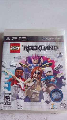 Lego Rock Band Fisico Ps3 (requiere De Microfono Para Jugar)