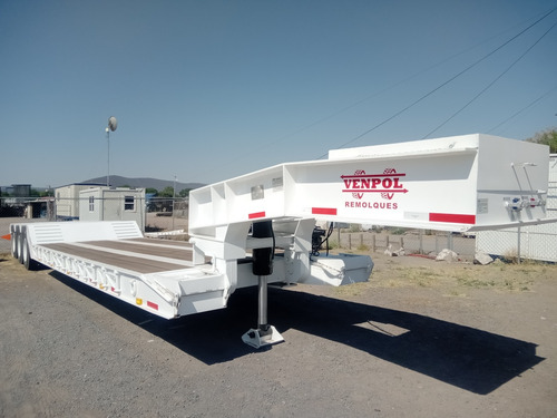 Venpol Lowboy Cuello Desmontable 4 Ejes Cap 80ton 2024