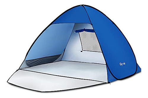Glymnis Pop Up Beach Tent Refugio De Parasol Portátil Instan