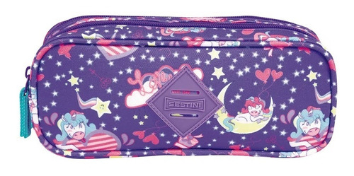 Imagem 8 de 9 de Kit Mochila Malinha Unicórnio Escolar Infantil 4 Rodinha 360