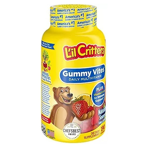Multivitamínico Lil Critters Gummy Vites Daily Kids - 190un