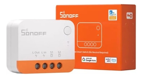Sonoff Zb Mini L2 Extreme Zigbee Interruptor S/ Neutro Cor Branco 110V/220V