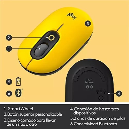 Mouse Logitech Pop Bluetooth