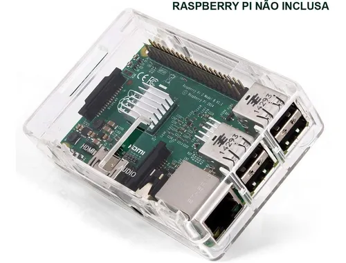 Case Para Raspberry Pi 3 Pi3 Em Acrílico, - R$ 16,90